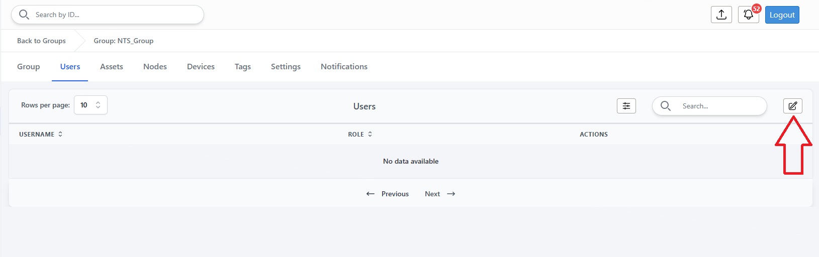 Edit user membership controls